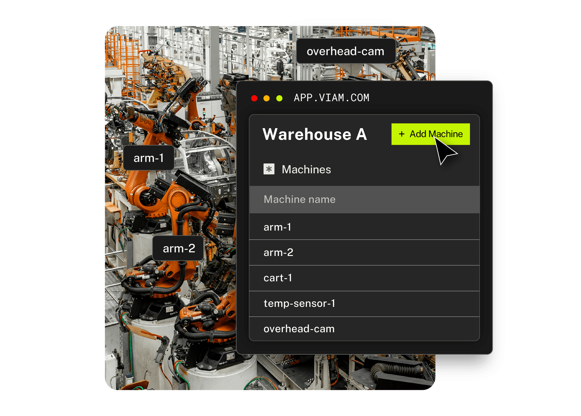 Machinery interface
